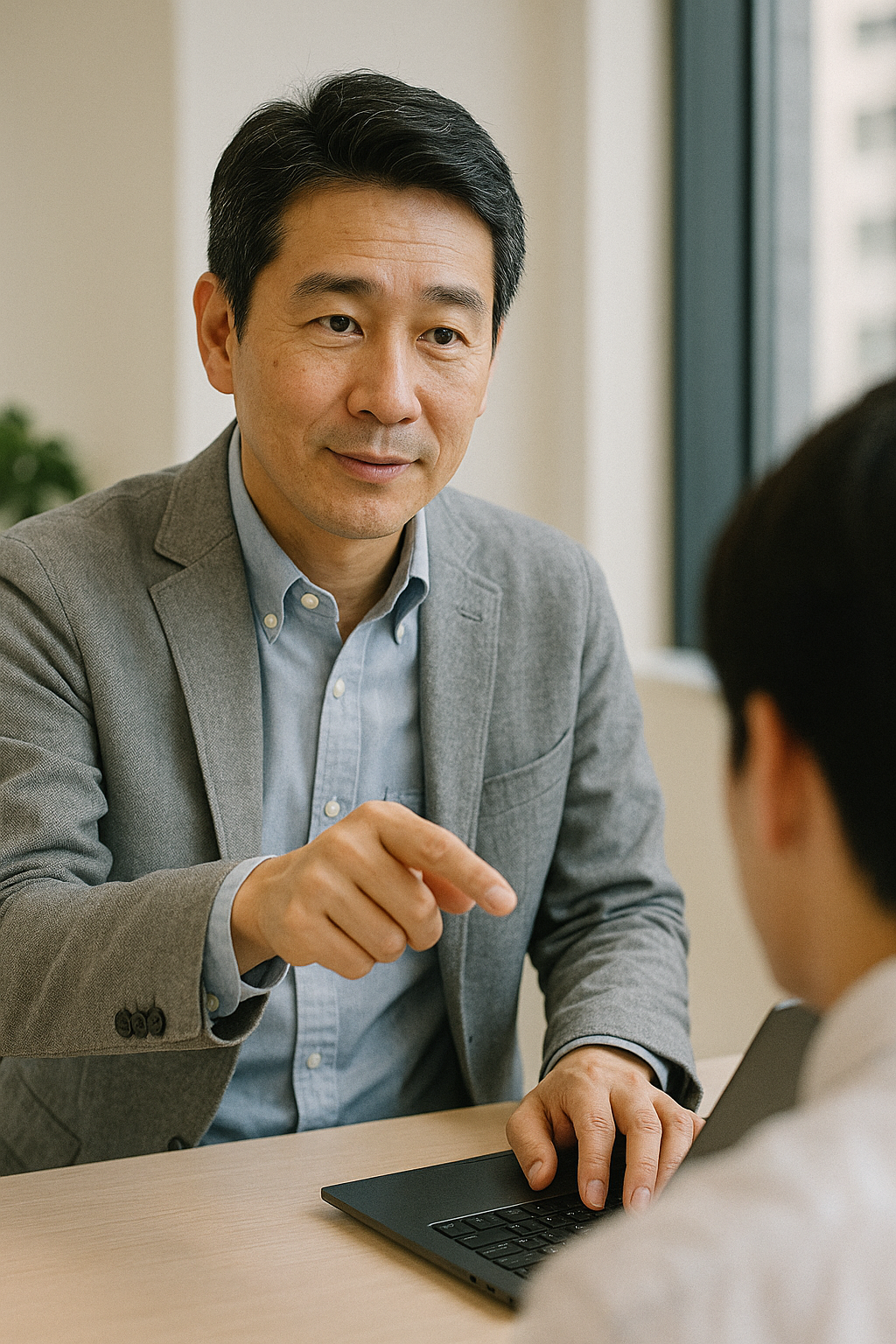 聴覚障がいを持つプロジェクトリーダー